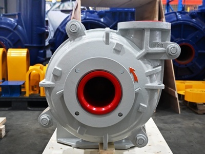 How slurry pump work in coal washing plant?